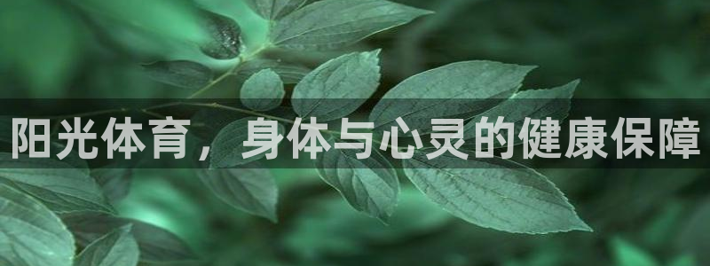 JJB竞技宝官网下载注册：阳光体育，身体与心灵的健康
