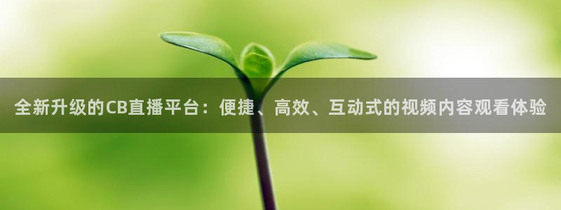 小柠檬直播：全新升级的CB直播平台：便捷、高效、互动式的视频内容观看体验